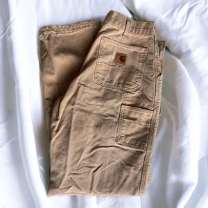 Carhartt lined carpenter pants 36x34